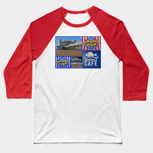 Grand Pier Collage Baseball T-Shirt